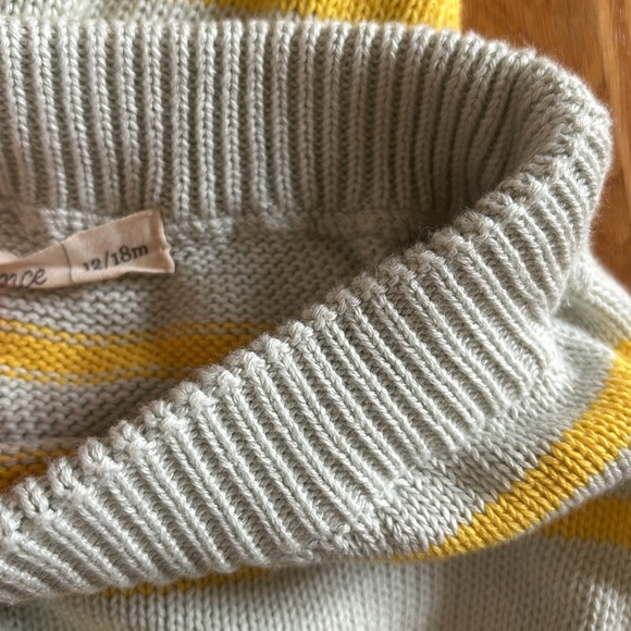 Fin & Vince Harbor Sweater Set - Seafoam/Mango 12-18m - Picture 7 of 9